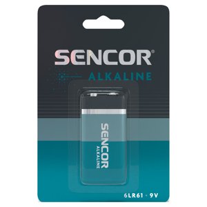 Sencor SBA 6LR61 1BP 9V Alkalická batéria 9V