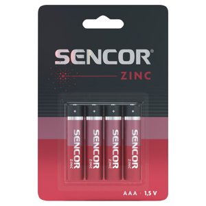 Sencor SBA R03 4BP AAA Zinkouhlíková batéria AAA
