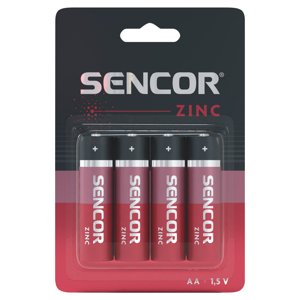 Sencor SBA R6 4BP AA Zinkouhlíková batéria AA