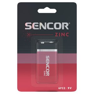 Sencor SBA 6F22 1BP 9V  Zinkouhlíková batéria 9V
