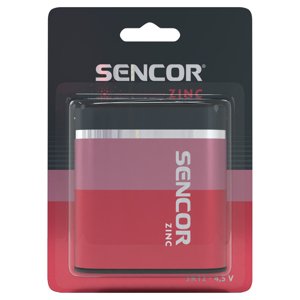 Sencor SBA 3R12 4,5V 1BP Zn Zinkouhlíková batéria 4,5V