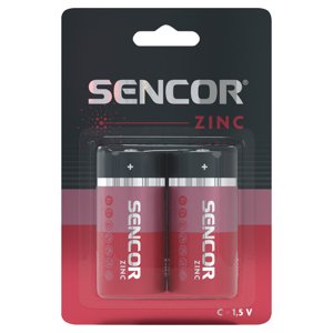 Sencor SBA R14 2BP C Zinkouhlíková batéria C