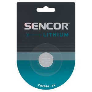 Sencor SBA CR2016 1BP  Lítiová bateria CR2016
