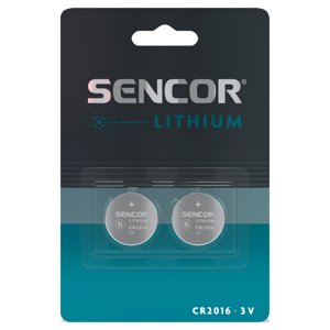 Sencor SBA CR2016 2BP  Lítiová batéria CR2016