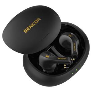 Sencor SEP 560BT BK Dizajnové TWS bezdrôtové slúchadlá s mikrofónom
