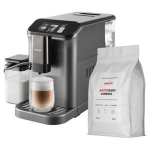 Sencor SES 8500BK + 1 kg kávy Master Blend Automatické Espresso + Káva ZADARMO