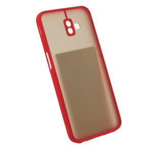 Bomba Kvalitný TPU obal matný pre Samsung - červený Model Samsung: Galaxy J6 Plus (2018) 1080_GAL15