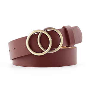 Girly Silnohnedý opasok Corine B856/DARKBROWN