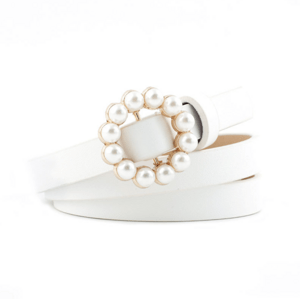 Girly Biely opasok Elegant B889/WHITE