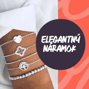 Girly Set náramkov Silver heart BT008/BR033-30