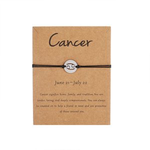 Girly Náramok Zodiac Znamenia: Rak BT116/CANCER