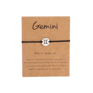 Girly Náramok Zodiac Znamenia: Blíženec BT116/GEMINI