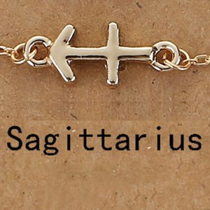Girly Náramok Zlatá Zodiac Znamenia: Strelec BT118/SAGITTARIUS