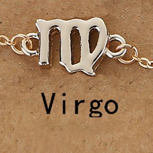 Girly Náramok Zlatá Zodiac Znamenia: Panna BT118/VIRGO