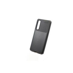 Bomba Mäkký obal carbon look pre Huawei - čierny Model Huawei: P30 C011_HUA_P30_BLACK