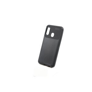 Bomba Mäkký obal carbon look pre samsung - čierny Model Samsung: Galaxy A20e C011_SAM_A20E_BLACK
