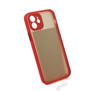 Bomba Kvalitný TPU obal matný pre iPhone - červený Model iPhone: iPhone 11 C313_IPHONE_11_-_RED