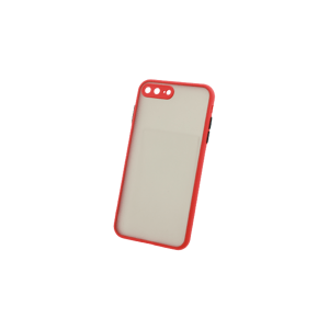 Bomba Kvalitný TPU obal matný pre iPhone - červený Model iPhone: iPhone 8 Plus, 7 Plus C313_IPHONE_8_PLUS-_7_PLUS_-_RED