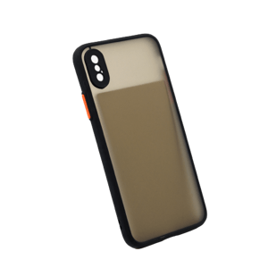 Bomba Kvalitný TPU obal matný pre iPhone - čierny Model iPhone: iPhone XS, X C313_IPHONE-XS-BLACK