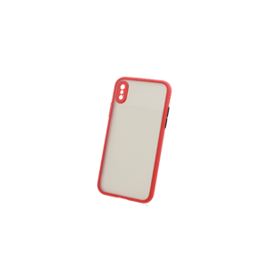 Bomba Kvalitný TPU obal matný pre iPhone - červený Model iPhone: iPhone XS Max C313_IPHONE_XS_MAX_-_RED