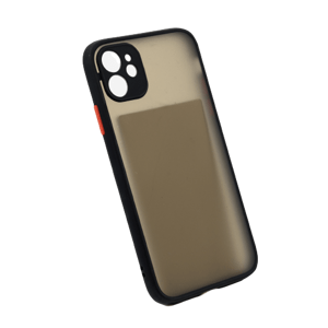 Bomba Kvalitný TPU obal matný pre iPhone - čierny Model iPhone: iPhone 11 C313_IPHONE11-BLACK