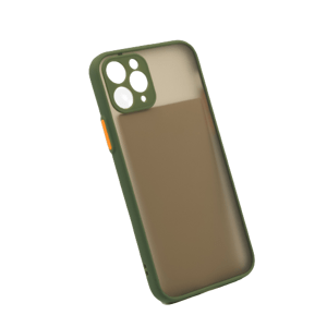 Bomba Kvalitný TPU obal matný pre iPhone - army zelená Model iPhone: iPhone 11 Pro C313_IPHONE11PRO-ARMYGREEN