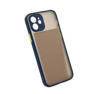 Bomba Kvalitný TPU obal matný pre iPhone - modrá Model iPhone: iPhone 12 C313_IPHONE12-BLUE