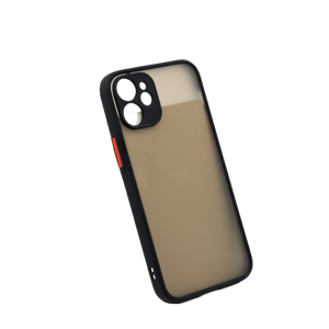 Bomba Kvalitný TPU obal matný pre iPhone - čierny Model iPhone: iPhone 12 Mini C313_IPHONE12MINI-BLACK
