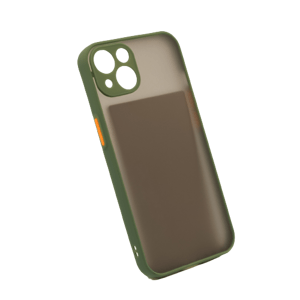 Bomba Kvalitný TPU obal matný pre iPhone - army zelená Model iPhone: iPhone 13 C313_IPHONE13-ARMYGREEN