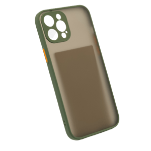 Bomba Kvalitný TPU obal matný pre iPhone - army zelená Model iPhone: iPhone 13 Pro C313_IPHONE13PRO-ARMYGREEN