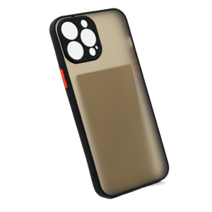 Bomba Kvalitný TPU obal matný pre iPhone - čierny Model iPhone: iPhone 13 Pro MAX C313_IPHONE13PROMAX-BLACK