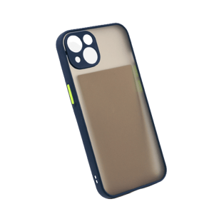 Bomba Kvalitný TPU obal matný pre iPhone - modrá Model iPhone: iPhone 14 C313_IPHONE14-BLUE