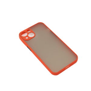 Bomba Kvalitný TPU obal matný pre iPhone - červený Model iPhone: iPhone 14 Plus C313_IPHONE14PLUS-RED