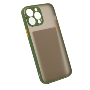 Bomba Kvalitný TPU obal matný pre iPhone - army zelená Model iPhone: iPhone 14 Pro C313_IPHONE14PRO-ARMYGREEN