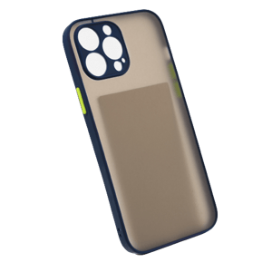 Bomba Kvalitný TPU obal matný pre iPhone - modrá Model iPhone: iPhone 14 Pro C313_IPHONE14PRO-BLUE