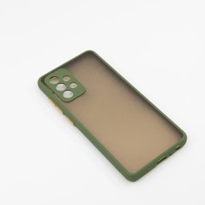 Bomba Kvalitný TPU obal matný pre Samsung - army zelená Model Samsung: Galaxy A52s/A52 C313_SAM-A52S-ARMY_GREEN