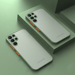 Bomba Kvalitný TPU obal matný pre Samsung - army zelená Model Samsung: Galaxy A54 C313_SAM-A54-5G-ARMY_GREEN
