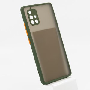 Bomba Kvalitný TPU obal matný pre Samsung - army zelená Model Samsung: Galaxy A71 C313_SAM-A71-ARMY_GREEN
