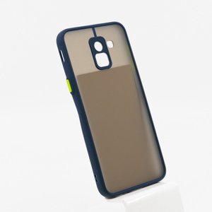 Bomba Kvalitný TPU obal matný pre Samsung - modrý Model Samsung: Galaxy J6 (2018) C313_SAM-J6-2018-BLUE
