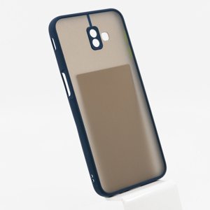 Bomba Kvalitný TPU obal matný pre Samsung - modrý Model Samsung: Galaxy J6 Plus (2018) C313_SAM-J6PLUS2018-BLUE