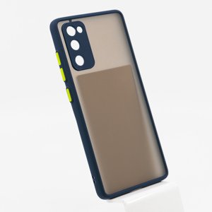 Bomba Kvalitný TPU obal matný pre Samsung - modrý Model Samsung: Galaxy S20 FE C313_SAM-S20FE-BLUE