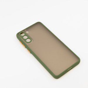 Bomba Kvalitný TPU obal matný pre Samsung - army zelená Model Samsung: Galaxy S21+ C313_SAM-S21PLUS-ARMY_GREEN