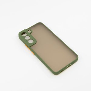 Bomba Kvalitný TPU obal matný pre Samsung - army zelená Model Samsung: Galaxy S22 5G C313_SAM-S22-5G-ARMY_GREEN