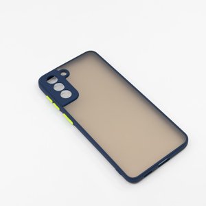 Bomba Kvalitný TPU obal matný pre Samsung - modrý Model Samsung: Galaxy S22 5G C313_SAM-S22-5G-BLUE