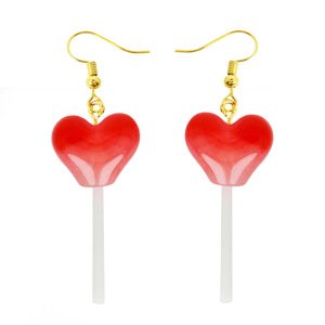 Girly Náušnice lízatko ES110/LOLLYPOPPINK
