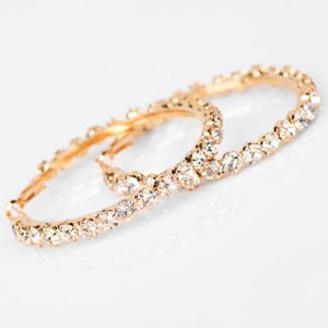 Girly Náušnice ružovo zlatá ES115/ROSEGOLD