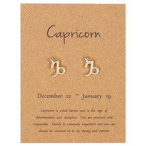 Girly Náušnice podľa znamenia Zodiac edition Znamenia: Kozorožec ES229/CAPRICORN
