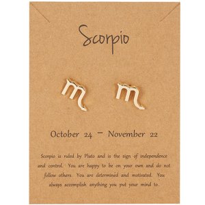 Girly Náušnice podľa znamenia Zodiac edition Znamenia: Škorpión ES229/SCORPIO