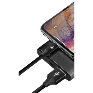 Bomba iPhone USB kábel 1M Farba: Čierna F137_BLACK