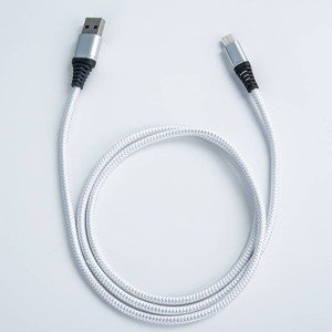 Bomba USB Data kábel extra ohybný micro USB 1M Farba: Biela F144_WHITE